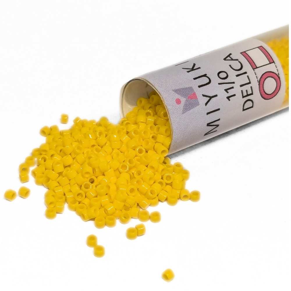 DB1132 Tubo Miyuki Delica 11/0 Opaque Canary 7,2gr. -  