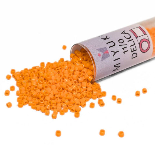 DB1133 Tubo Miyuki Delica 11/0 Opaque Mandarin 7,2gr. -  