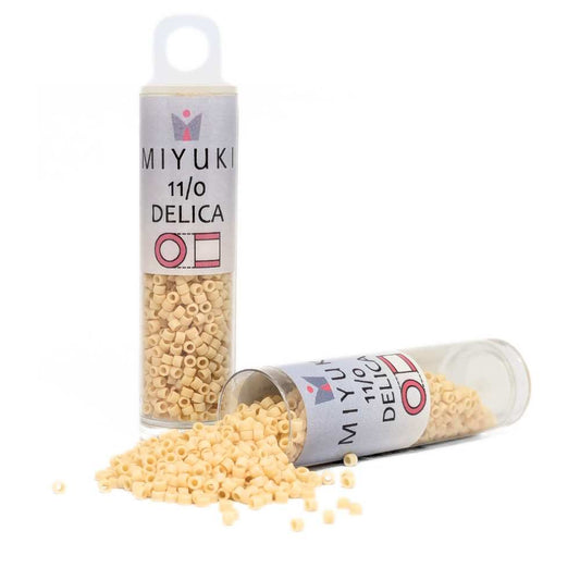 DB1581 Tubo Miyuki Delica 11/0 Matte Opaque Pear 7,2gr. -  