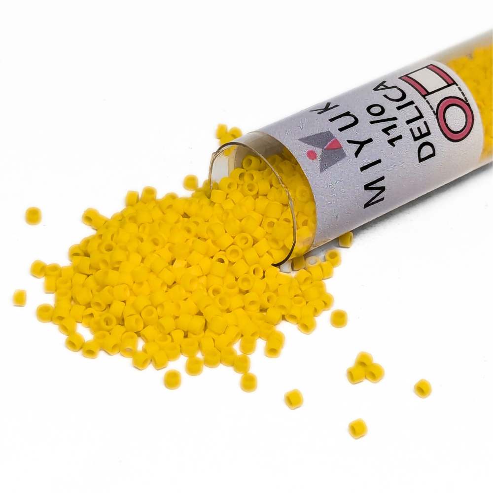 DB1582 Tubo Miyuki Delica 11/0 Matte Opaque Canary 7,2gr. -  
