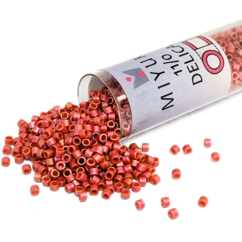 DB2306 Tubo Miyuki Delica 11/0 Frosted Opaque Glazed Rainbow Carnival 7,2gr - DB2306 Tubo Miyuki Delica 11/0 Frosted Opaque Glazed Rainbow Carnival 7,2gr - Miyukilandia 