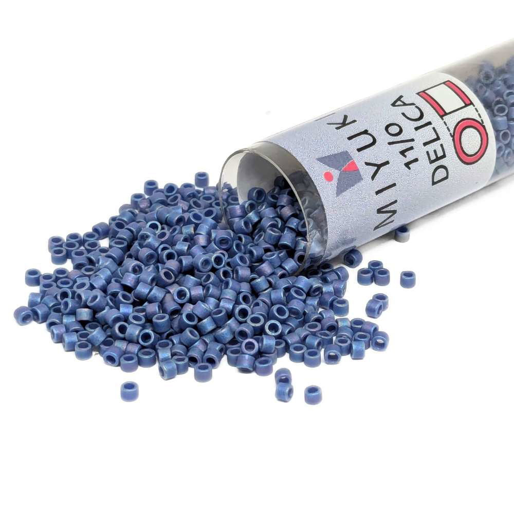 DB2317 Tubo Miyuki Delica 11/0 Opaque Glaze Rainbow Nebula Blue 7,2gr - DB2317 Tubo Miyuki Delica 11/0 Opaque Glaze Rainbow Nebula Blue 7,2gr - Miyukilandia 