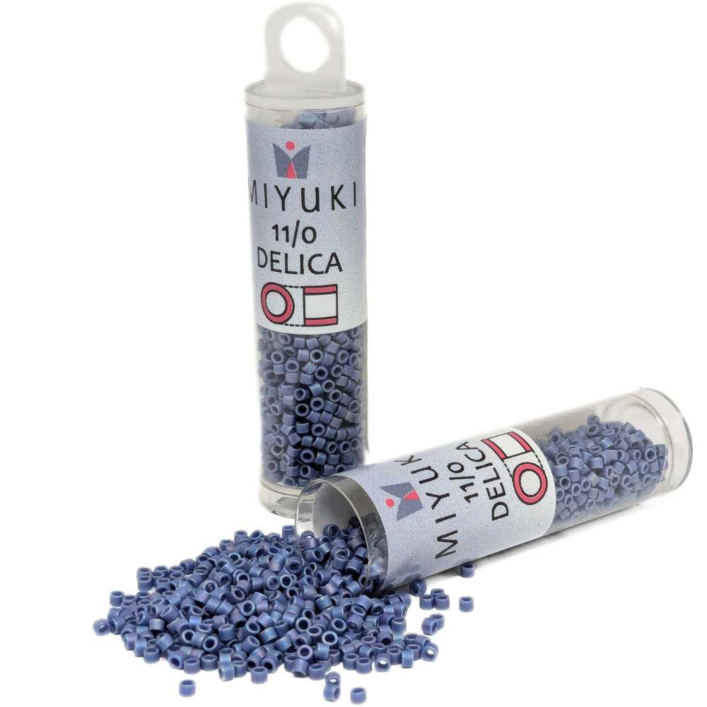 DB2317 Tubo Miyuki Delica 11/0 Opaque Glaze Rainbow Nebula Blue 7,2gr - DB2317 Tubo Miyuki Delica 11/0 Opaque Glaze Rainbow Nebula Blue 7,2gr - Miyukilandia 