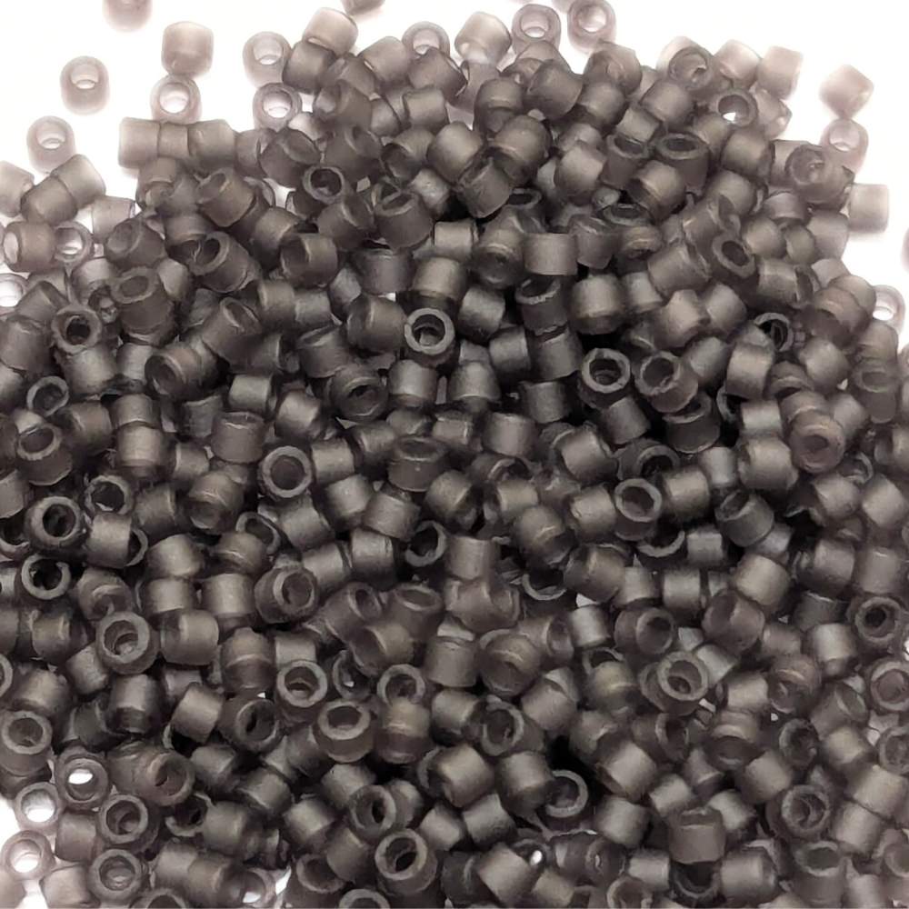 miyuki delica matte transparent smoky amethyst