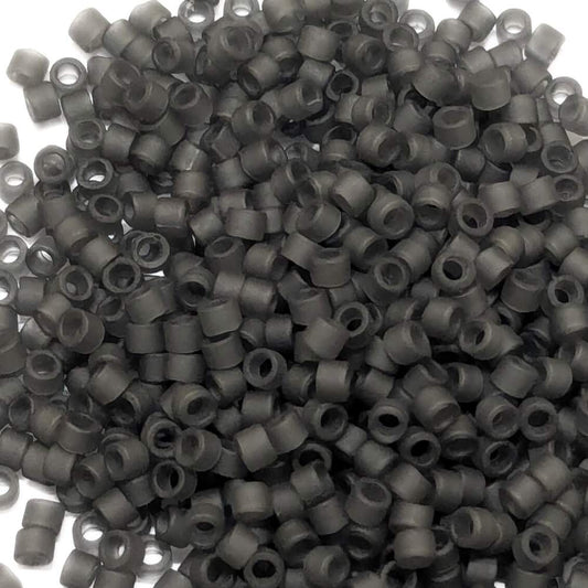 miyuki delica transparent matte charcoal