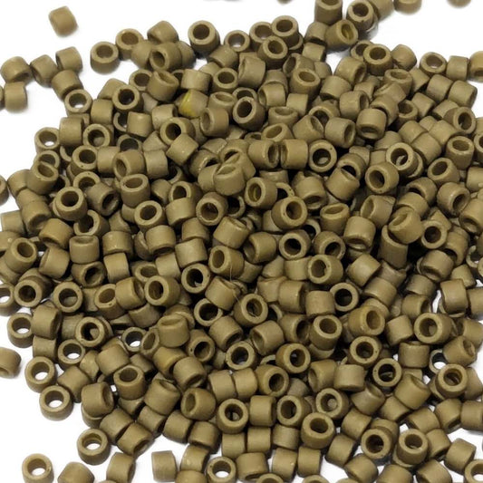 11/0 MIYUKI delica DB0371 - Dourado Oliva Metálico Mate - 1g.