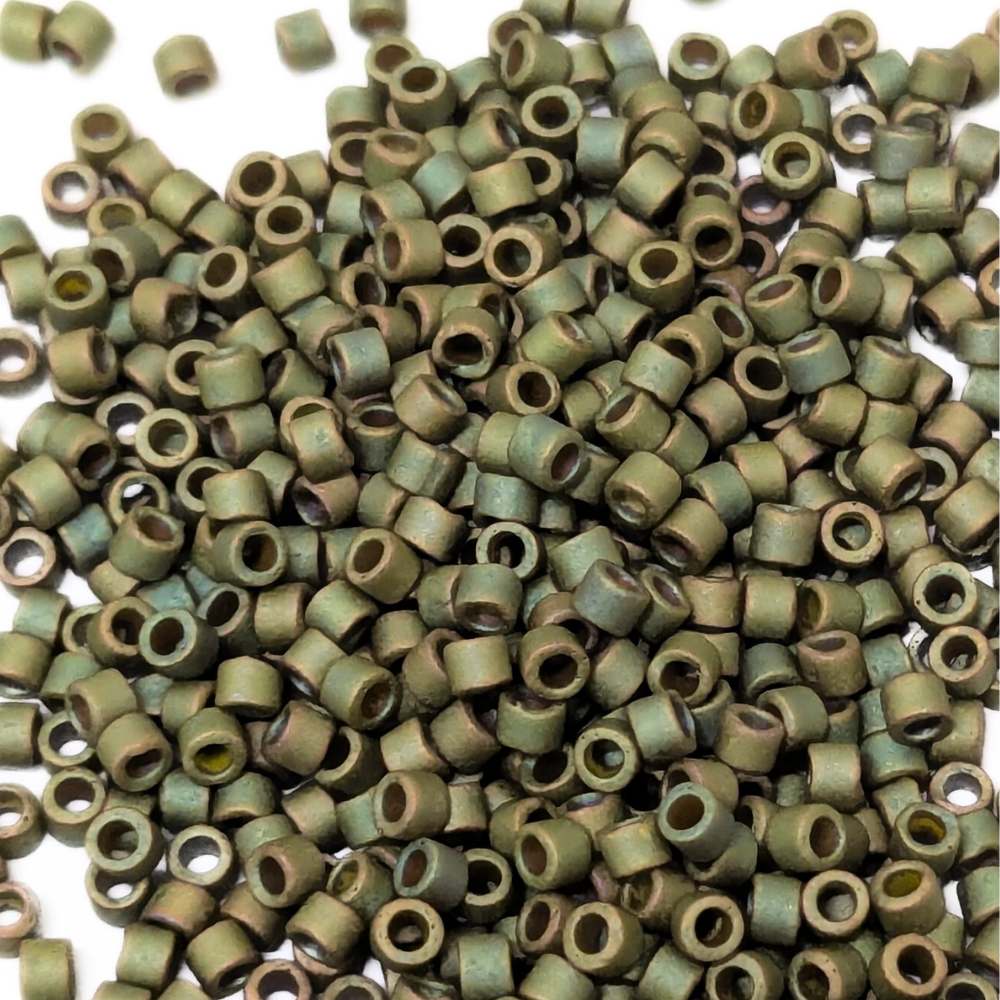 Matte Metallic Light Yellow-Grey Miyuki Delica