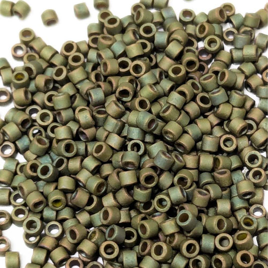 Matte Metallic Light Yellow-Grey Miyuki Delica