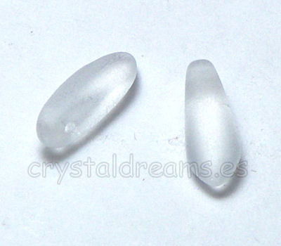 Dagas de Bohemia - 3x11mm - Agujero: 1mm - Color: Crystal Mate -  - Crystaldreams Abalorios