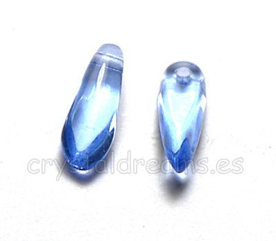 Dagas de Bohemia - 3x11mm - Agujero: 1mm - Color: Light Sapphire -  - Crystaldreams Abalorios