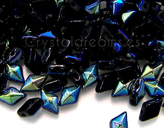 DiamonDUO Beads 8x5mm - 5gr. - Color: JET AB -  - Crystaldreams Abalorios