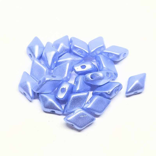 DiamonDUO Beads 8x5mm - 5gr. - Color: LIGHT BLUE AIRY PEARL -  - Crystaldreams Abalorios