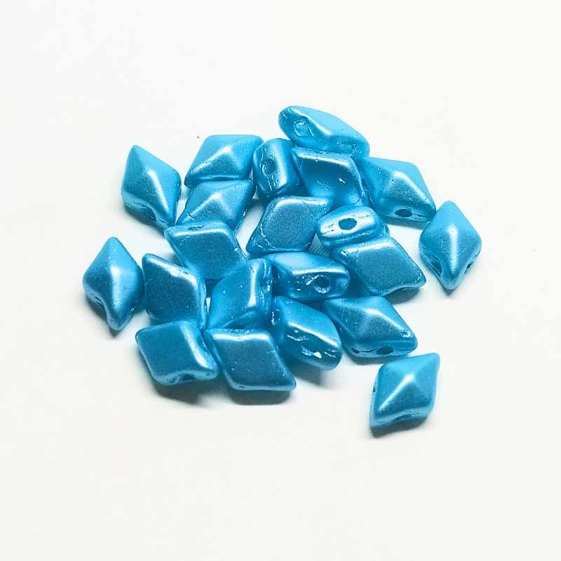 DiamonDUO Beads 8x5mm - 5gr. - Color: PASTEL AQUA -  - Crystaldreams Abalorios