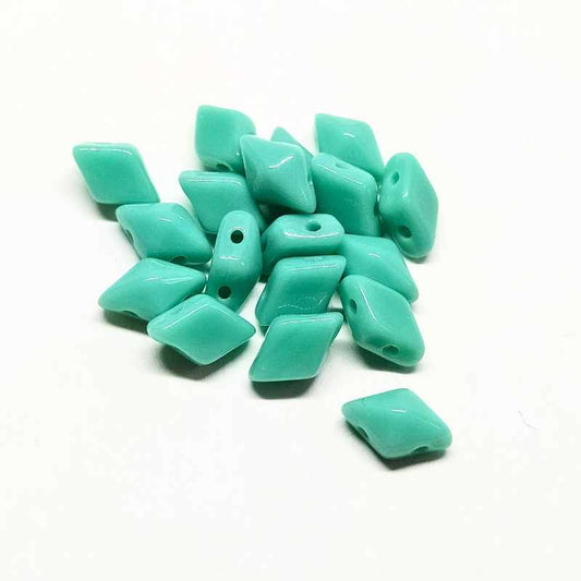 DiamonDUO Beads 8x5mm - 5gr. - Color: TURQUOISE -  - Crystaldreams Abalorios