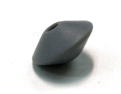 Disco de silicona de 12x6mm Agujero: 1,7mm Grey -  - Crystaldreams Abalorios