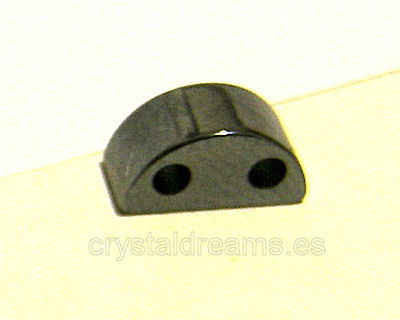 Distanciador hematite 9x4x4mm 2 agujeros de 1,2mm -  - Crystaldreams Abalorios