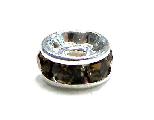 Distanciadores de metal Silver 4mm Sm.Topaz -  - Crystaldreams Abalorios