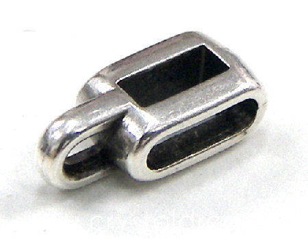 Entrepieza Zamak con anilla 8x5x4mm Aguj:5x2mm -  - Crystaldreams Abalorios