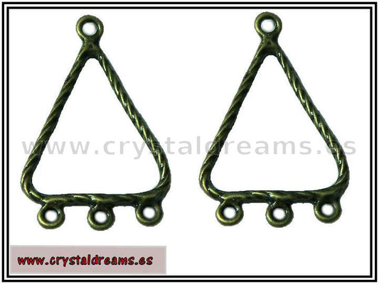 Entrepiezas Pendientes 2 piezas -  - Crystaldreams Abalorios