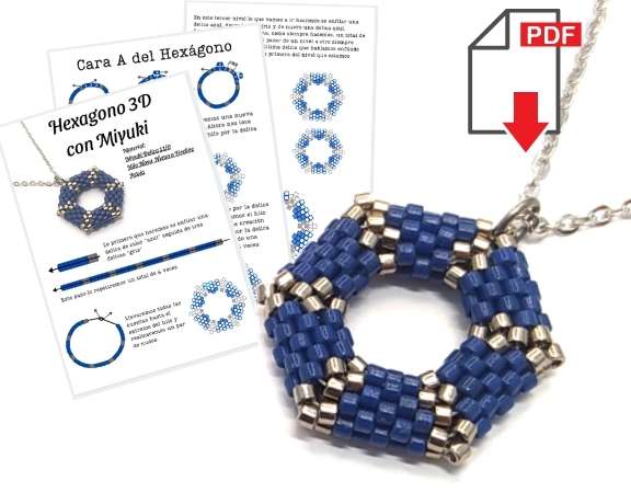 3D Hexagon Diagram Tutorial - PDF Instant Download – Crystaldreams