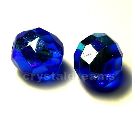 Facetadas 10mm Sapphire AB -  - Crystaldreams Abalorios