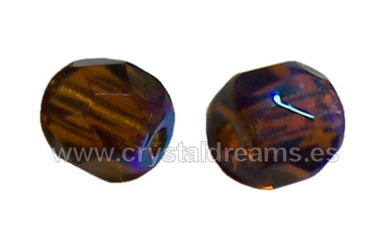 Facetadas 6mm "Smoked Topaz AB" -  - Crystaldreams Abalorios