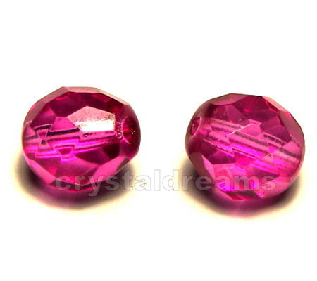 Facetadas 8mm "Fuchsia" -  - Crystaldreams Abalorios