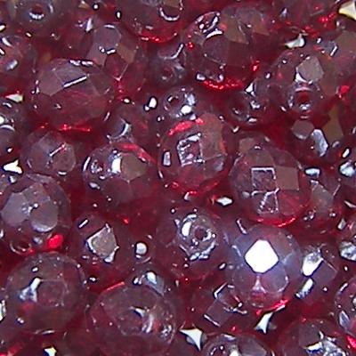 Facetadas 8mm "Ruby" -  - Crystaldreams Abalorios