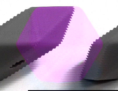 Hexágono de silicona de 16mm - Agujero: 1,7mm - Purple -  - Crystaldreams Abalorios