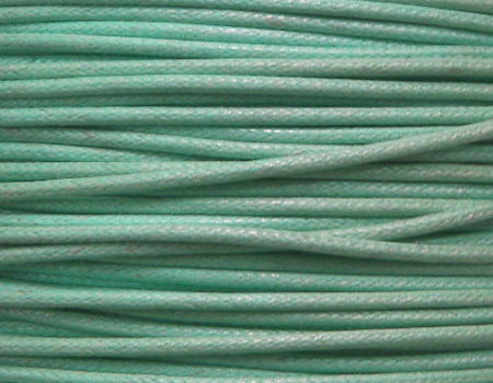 Hilo Algodon encerado 1mm x 1 m Turquoise -  - Crystaldreams Abalorios