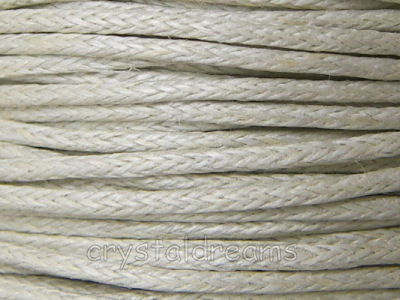 Hilo Algodon encerado 1mm x 1 metros Color Beige -  - Crystaldreams Abalorios