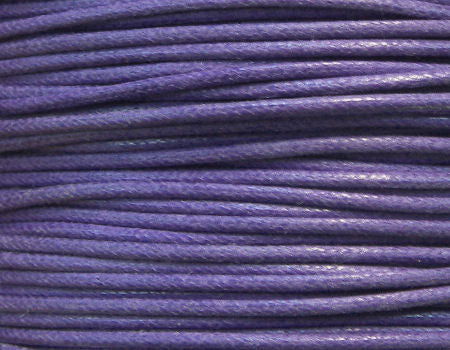 Hilo Algodon encerado 1mm x 1 metros Dark Violet -  - Crystaldreams Abalorios