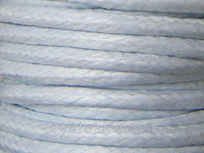 Hilo Algodon encerado 1mm x 1 metros Ultra Light Blue -  - Crystaldreams Abalorios