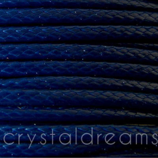 Hilo Algodon encerado 2.5mm x 1 metros Blue -  - Crystaldreams Abalorios