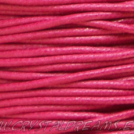 Hilo Algodon encerado 2.5mm x 1 metros Fuchsia -  - Crystaldreams Abalorios