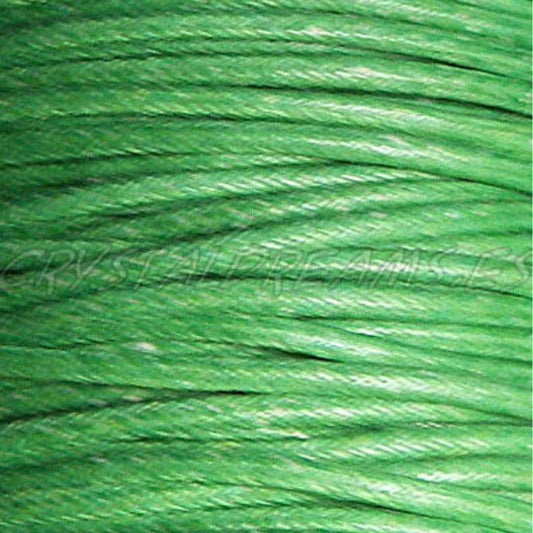 Hilo Algodon encerado 2mm x 1 metros Fiel Green -  - Crystaldreams Abalorios