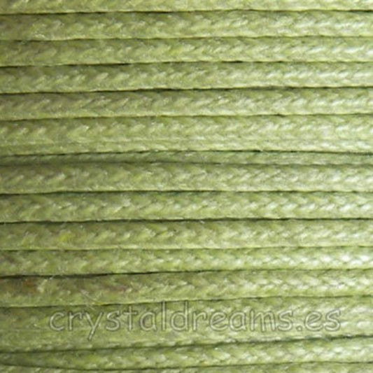 Hilo Algodon encerado 2mm x 1 metros Light Green -  - Crystaldreams Abalorios