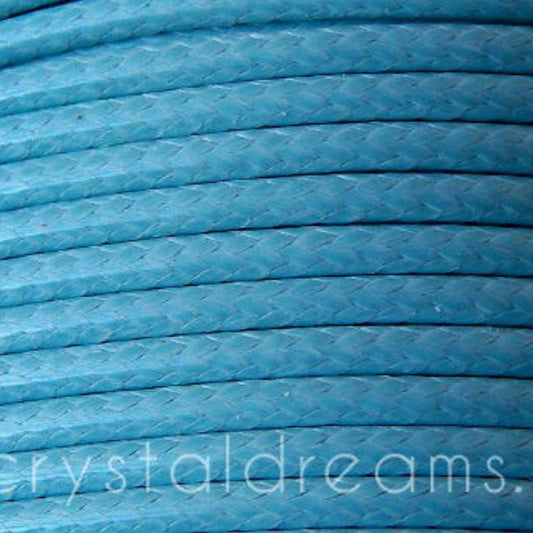 Hilo Algodon encerado 2mm x 1 metros Light Sky -  - Crystaldreams Abalorios