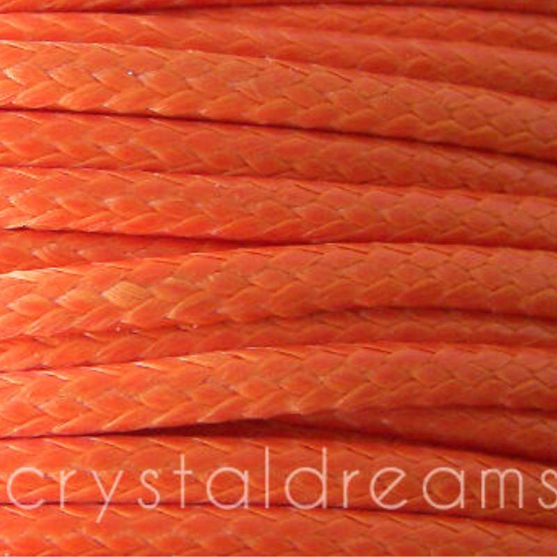 Hilo Algodon encerado 2mm x 1 metros Orange -  - Crystaldreams Abalorios