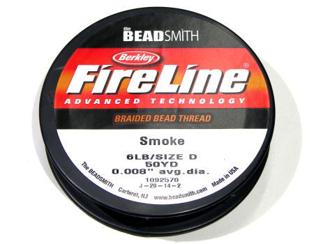 Hilo Fireline 10lb ( 0,17mm ) Smoke - 46 metros -  - Crystaldreams Abalorios