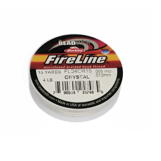 Hilo Fireline 4lb ( 0,10mm ) Crystal - 14 metros -  - Crystaldreams Abalorios