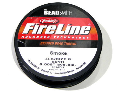 Hilo Fireline 4lb ( 0,10mm ) Smoke (gris oscuro) - 50 metros -  - Crystaldreams Abalorios