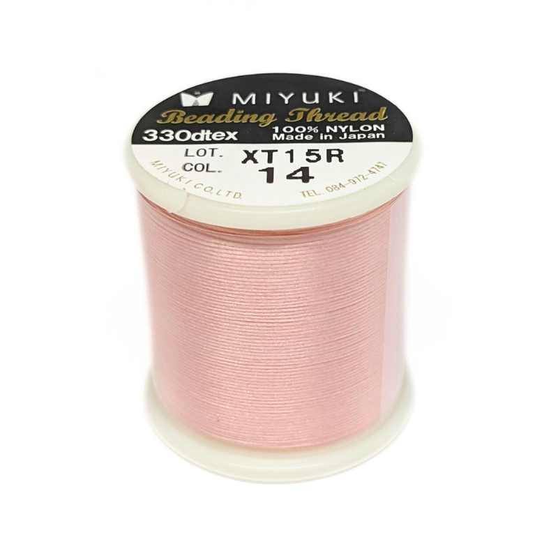 Hilo Miyuki B Ø = 0,18mm - 50 Metros Color Light Pink nº14 -  - Crystaldreams Abalorios