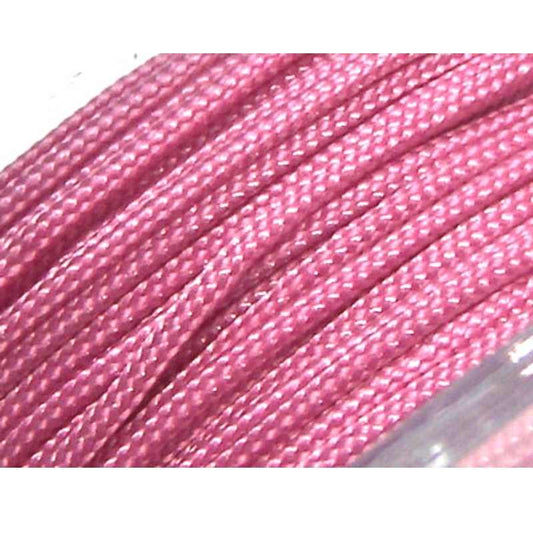 Hilo Nylon Trenzado europeo Griffin -1mm- Dk. Pink x 1m. -  - Crystaldreams Abalorios