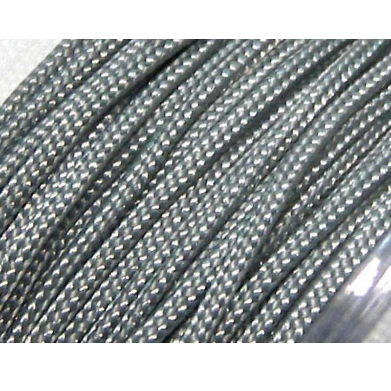 Hilo Nylon Trenzado europeo Griffin -1mm- Lt. Grey x 1m. -  - Crystaldreams Abalorios