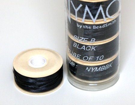 Hilo Nymo B  66metros Color: Black -  - Crystaldreams Abalorios