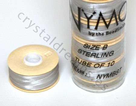 Hilo Nymo B  66metros Color: Sterling -  - Crystaldreams Abalorios