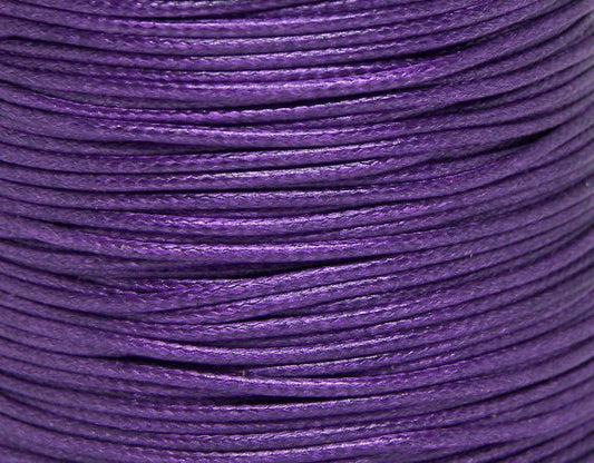 Hilo Poliester Encerado 1mm x 1 metros Purple -  - Crystaldreams Abalorios