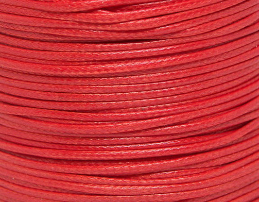 Hilo Poliester Encerado 1mm x 1 metros Red -  - Crystaldreams Abalorios