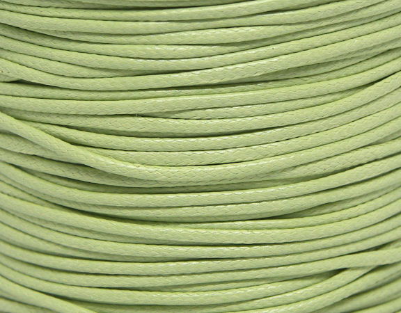 Hilo Poliester Encerado 1mm x 1 metros Yellow Green -  - Crystaldreams Abalorios